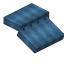 Cyan Flat Roof Block icon