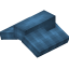 Cyan Top Flat Roof Block icon