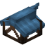 Cyan Longer Top Flat Roof Block (Framed) icon
