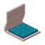 Cyan Floor Chair (Cherry) icon