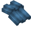 Cyan Roof Block icon