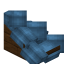 Cyan Longer Roof (Dark Oak) icon