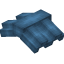 Cyan Top Roof Block icon