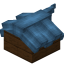 Cyan Longer Top Roof Block (Dark Oak) icon