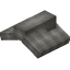 Gray Top Flat Roof Block icon