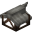 Gray Longer Top Flat Roof Block (Framed) icon