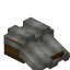 Gray Roof Slab (Dark Oak) icon