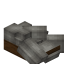 Gray Longer Roof Slab (Dark Oak) icon