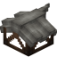 Gray Longer Top Roof Block (Framed) icon
