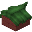 Green Longer Top Roof Block (Mangrove) icon