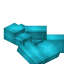 Light Blue Longer Flat Roof Slab icon