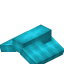 Light Blue Top Flat Roof icon