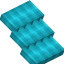 Light Blue Flat Roof icon
