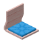 Light Blue Floor Chair (Cherry) icon