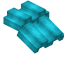 Light Blue Roof Block icon