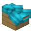Light Blue Longer Roof Block (Oak) icon
