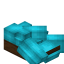 Light Blue Longer Roof Slab (Dark Oak) icon