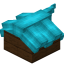 Light Blue Longer Top Roof Block (Dark Oak) icon