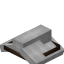 Light Gray Top Flat Roof (Framed) icon