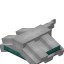 Light Gray Longer Top Roof (Warped) icon