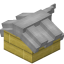 Light Gray Longer Top Roof Block (Bamboo) icon