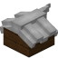 Light Gray Longer Top Roof Block (Dark Oak) icon