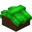 Lime Top Roof Block (Dark Oak) icon