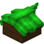 Lime Longer Top Roof Block (Dark Oak) icon