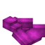 Magenta Longer Flat Roof Slab icon