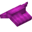 Magenta Longer Top Flat Roof Block icon