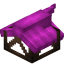 Magenta Longer Top Flat Roof Block (Framed) icon
