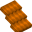 Orange Flat Roof icon
