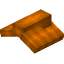 Orange Top Flat Roof Block icon