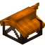 Orange Longer Top Flat Roof Block (Framed) icon