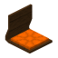 Orange Floor Chair (Dark Oak) icon