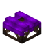 Purple Low Roof Tile Block (Framed) icon