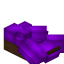 Purple Longer Roof Slab (Dark Oak) icon