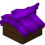 Purple Longer Top Roof Block (Dark Oak) icon