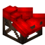 Red Longer Flat Roof Block (Framed) icon