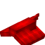 Red Longer Top Flat Roof icon