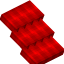 Red Flat Roof icon