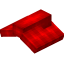 Red Top Flat Roof Block icon