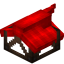 Red Longer Top Flat Roof Block (Framed) icon