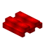 Red Low Roof Tile Block icon
