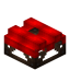 Red Low Roof Tile Block (Framed) icon