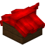 Red Longer Top Roof Block (Dark Oak) icon
