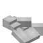 White Longer Flat Roof Slab icon