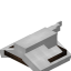 White Longer Top Flat Roof (Framed) icon