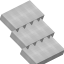 White Flat Roof icon