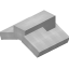 White Top Flat Roof Block icon